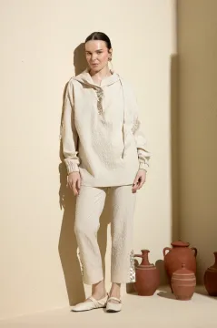 N'Prive Kapşon Detay Jakar Takım