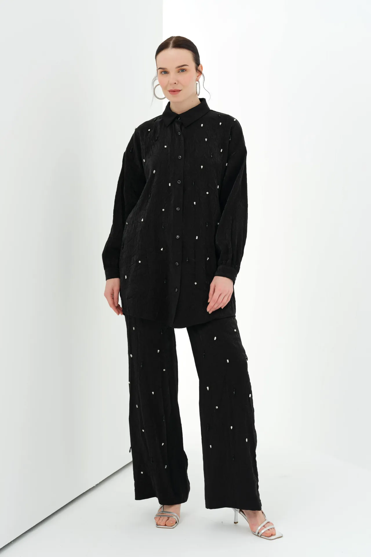 N'Prive Kristal Taş Detay Takım