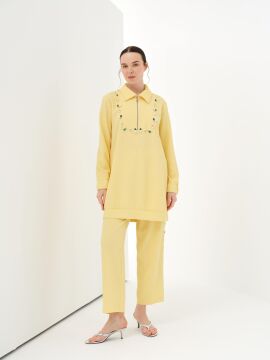 N'Prive Önü Fermuar Detay Jakar Takım