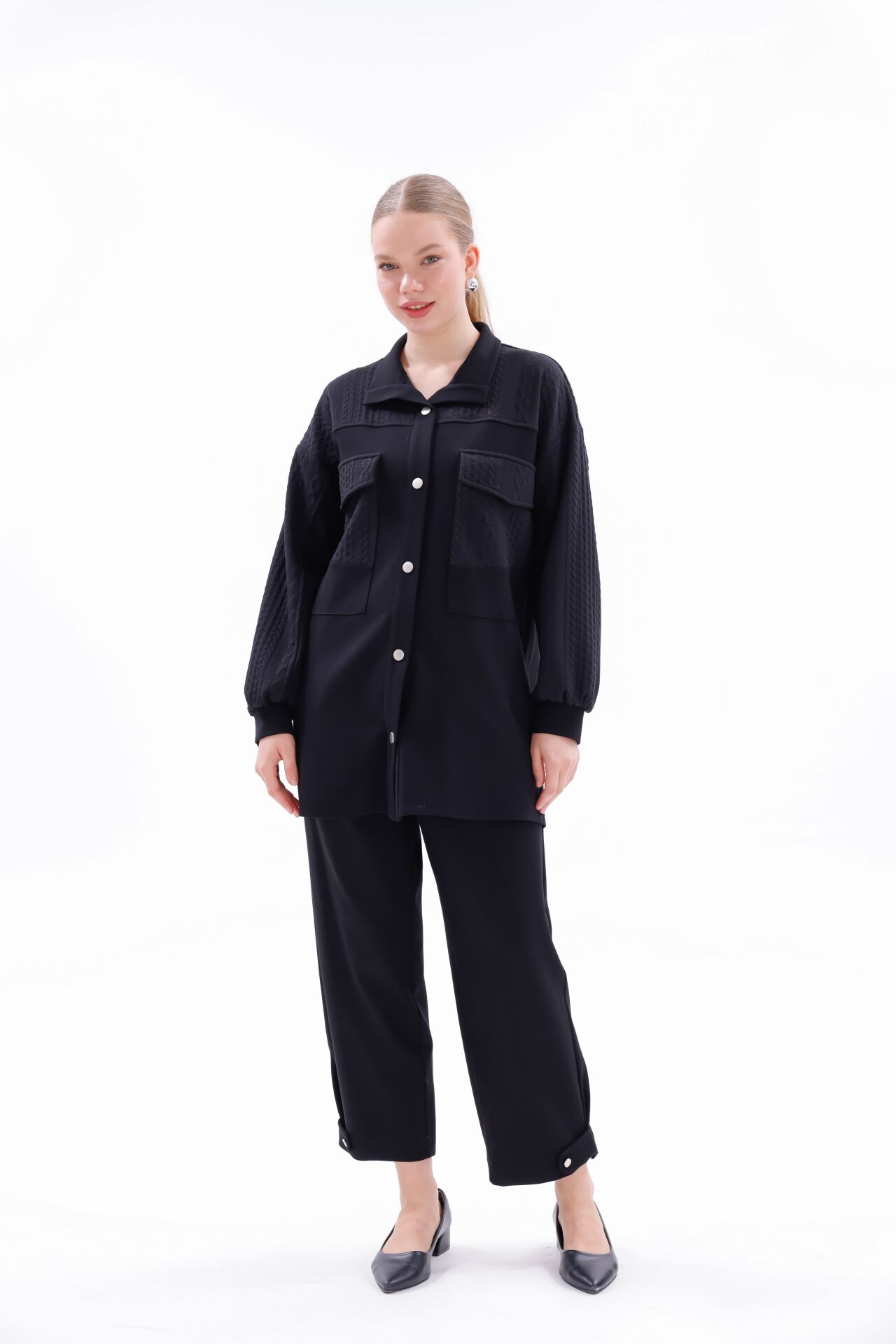 N'Prive Örme Jakar Detay Takım