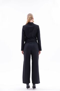 N'Prive Aksesuar Detaylı Ceket Pantolon Takım