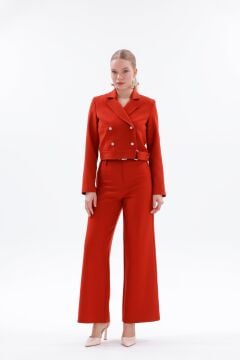 N'Prive Aksesuar Detaylı Ceket Pantolon Takım