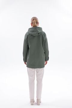 N'Prive Kapüşon Detaylı Trench Coat