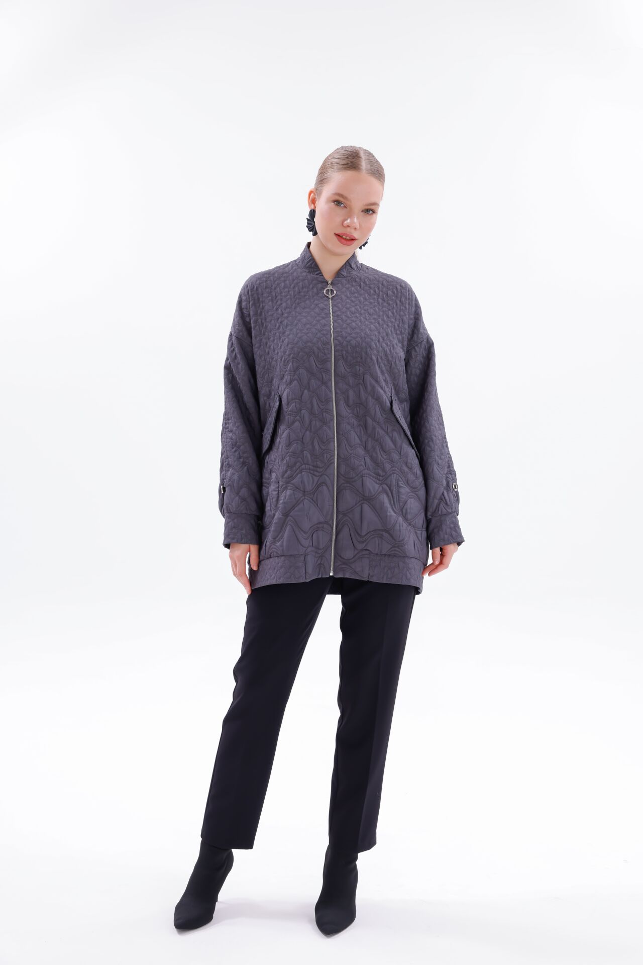 N'Prive Asimetrik Cep Detay Giy Çık