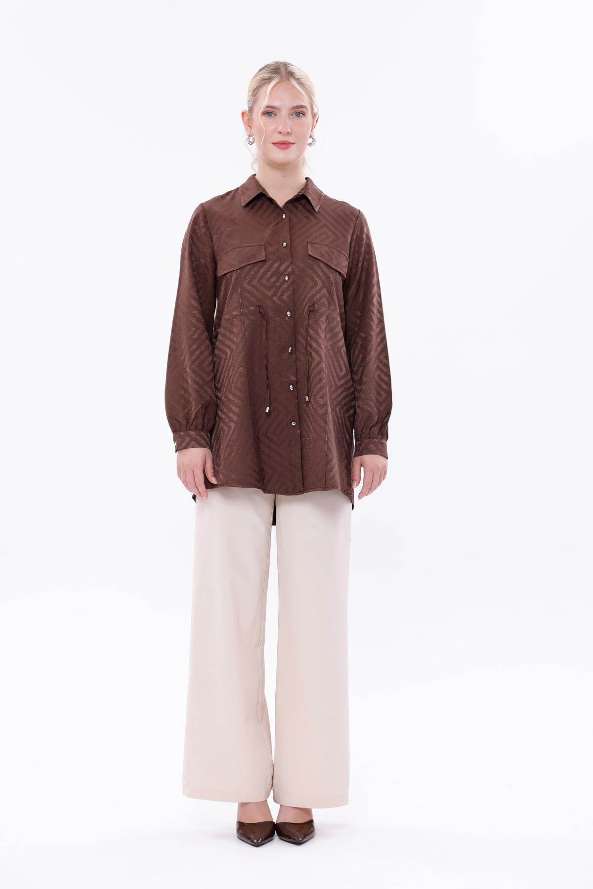 N'Prive Bel Büzgü Detay Jakar Tunik