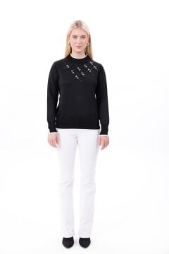 N'Prive Taş İşleme Detay Triko