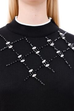 N'Prive Taş İşleme Detay Triko