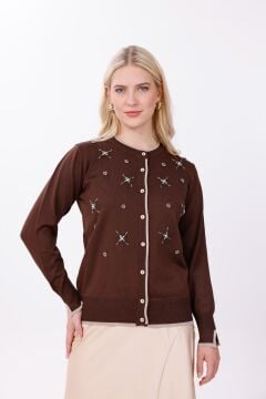 N'Prive Taş Detay Merserize Hırka