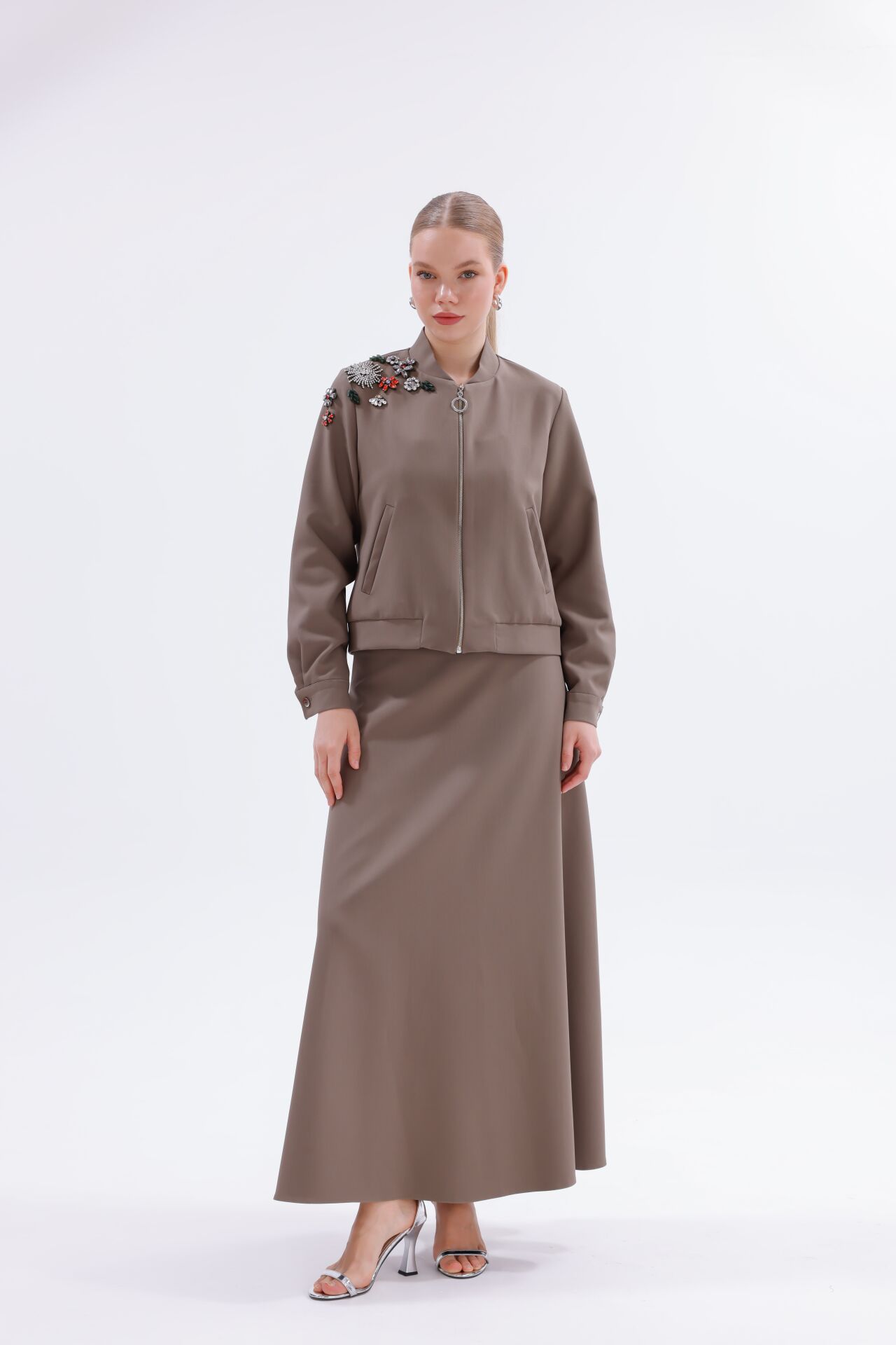 N'Prive Bomber Ceket Etekli Takım